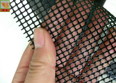 পিপি Extruded প্লাস্টিকের স্ক্রিন মেষ 1m ওয়াইড, কালো Polypropylene মেষ নেট